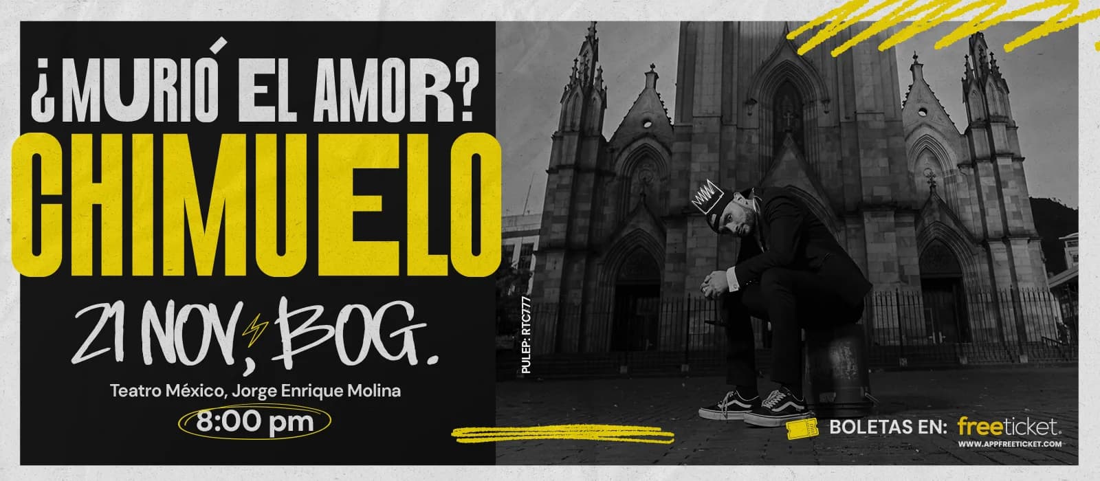 Afiche de ¿MURIÓ EL AMOR?- CHIMUELO